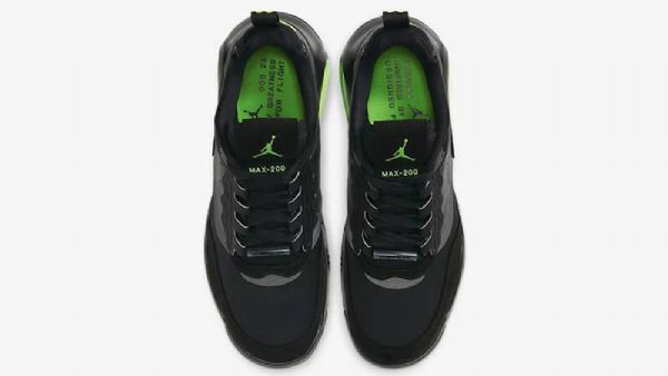 Nike Air Jordan Air Max 200 Volt Sko Herre Svarte