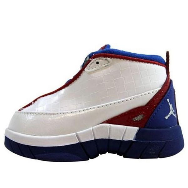 Nike Air Jordan 15 Se Sko Barn Hvite Rød Blå