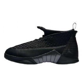 Nike Air Jordan 15 Stealth Sko Herre Svarte
