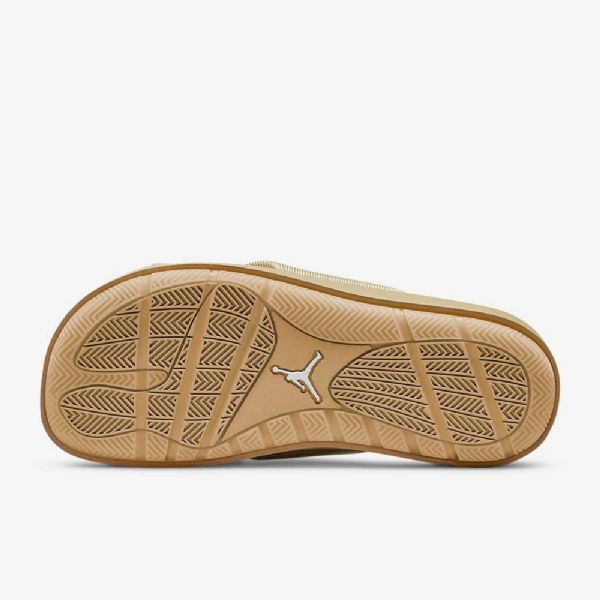 Nike Air Jordan Sophia Badesandaler Dame Gull Hvite