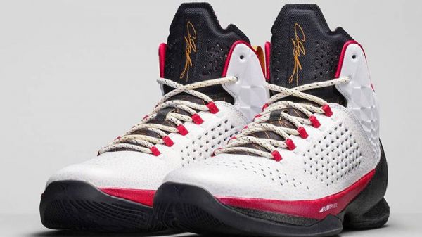 Nike Air Jordan Melo M11 Christmas Sko Herre Hvite