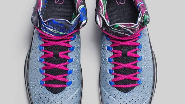 Nike Air Jordan Melo M11 Concrete Island Sko Herre Blå Svarte