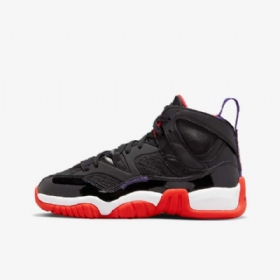 Nike Jumpman Two Trey Sko Barn Svarte Mørke Hvite Rød