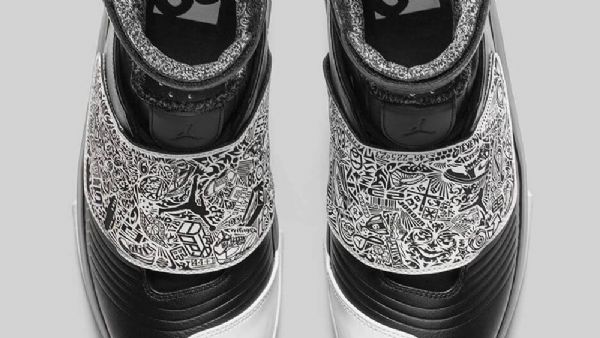 Nike Air Jordan 20 Playoffs Sko Herre Svarte