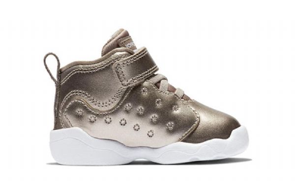 Nike Air Jordan Jumpman Team 2 Se Gold Td Sko Barn Sølv