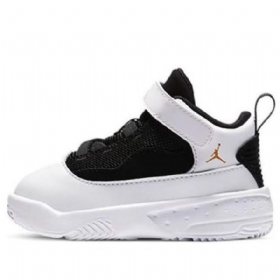Nike Air Jordan Max Aura 2 Td Sko Barn Svarte Hvite