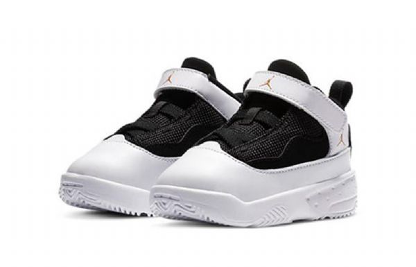 Nike Air Jordan Max Aura 2 Td Sko Barn Svarte Hvite