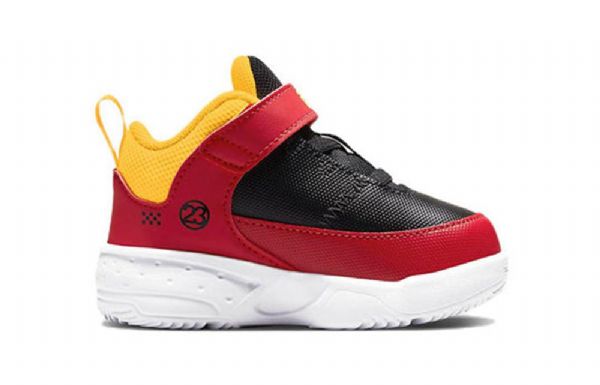 Nike Air Jordan Max Aura 3 Se Td Joggesko Barn Svarte Rød Gull