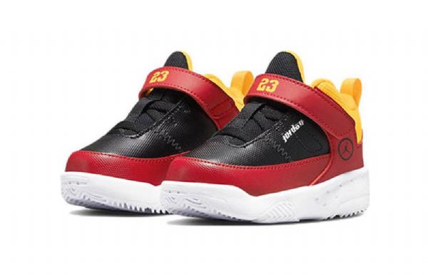 Nike Air Jordan Max Aura 3 Se Td Joggesko Barn Svarte Rød Gull