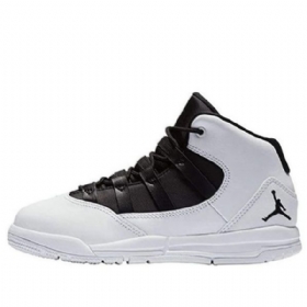 Nike Air Jordan Max Aura Bp Retro Basketball Shoes Barn Hvite Svarte