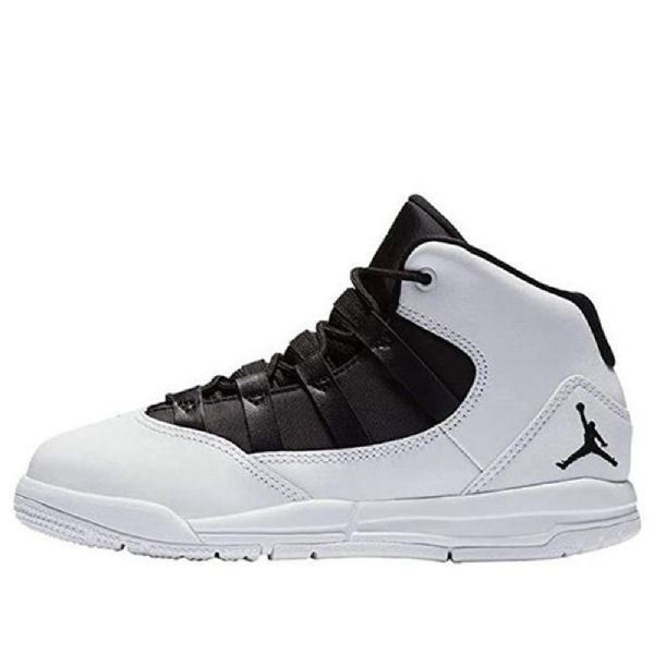 Nike Air Jordan Max Aura Bp Retro Basketball Shoes Barn Hvite Svarte