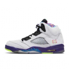 Nike Air Jordan 5 Alternate Bel-air Ghost Sko Dame Hvite Grønn