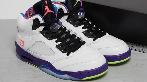 Nike Air Jordan 5 Alternate Bel-air Ghost Sko Dame Hvite Grønn