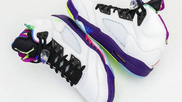 Nike Air Jordan 5 Alternate Bel-air Ghost Sko Herre Hvite Grønn
