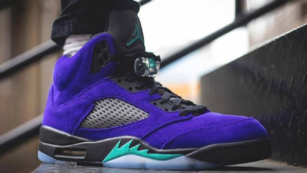 Nike Air Jordan 5 Alternate Grape Sko Herre Svarte