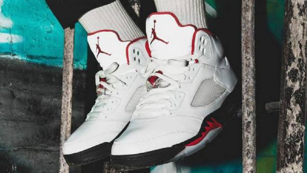 Nike Air Jordan 5 Fire 2020 Sko Herre Rød