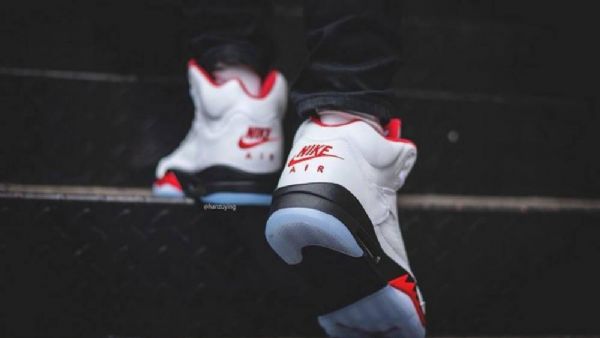 Nike Air Jordan 5 Fire 2020 Sko Herre Rød
