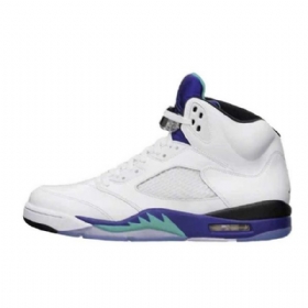 Nike Air Jordan 5 Fresh Prince Grape Sko Herre Hvite