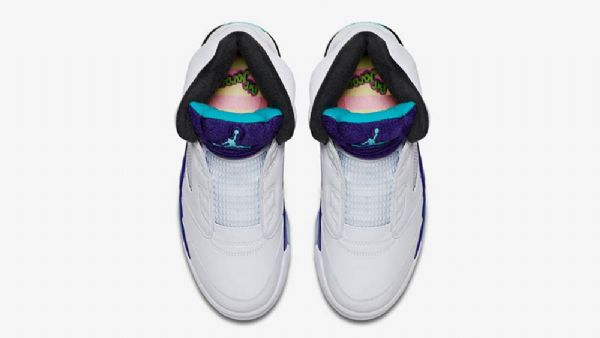 Nike Air Jordan 5 Fresh Prince Grape Sko Herre Hvite