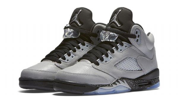 Nike Air Jordan 5 Gs Sko Herre Grå