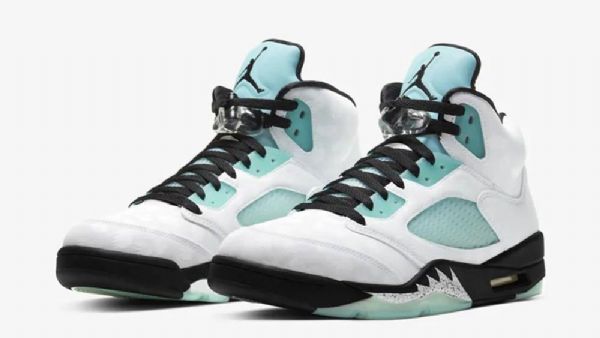 Nike Air Jordan 5 Island Sko Dame Grønn