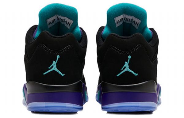 Nike Air Jordan 5 Low Tops Golf Retro Basketball Shoes Herre Svarte