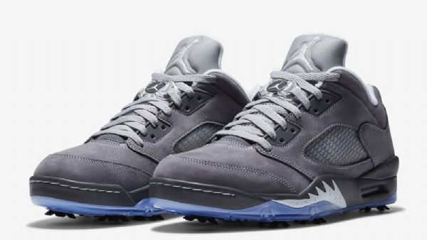 Nike Air Jordan 5 Low Tops Golf Sko Herre Grå