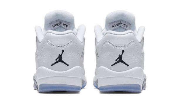 Nike Air Jordan 5 Low Tops Gs Sko Herre Hvite Svarte