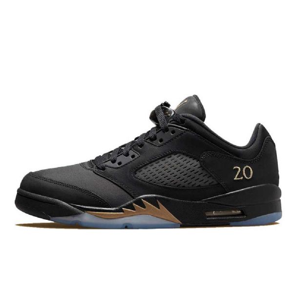 Nike Air Jordan 5 Low Tops Wings Class Of 2020-2021 Sko Herre Svarte