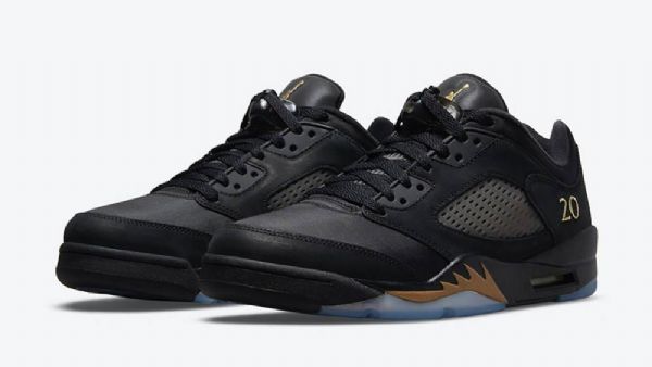 Nike Air Jordan 5 Low Tops Wings Class Of 2020-2021 Sko Herre Svarte