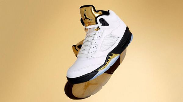 Nike Air Jordan 5 Olympic Sko Herre Hvite