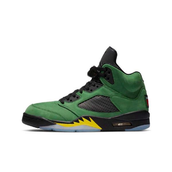 Nike Air Jordan 5 Oregon Ducks Elevate Sko Herre Grønn