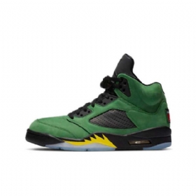 Nike Air Jordan 5 Oregon Ducks Elevate Sko Herre Grønn