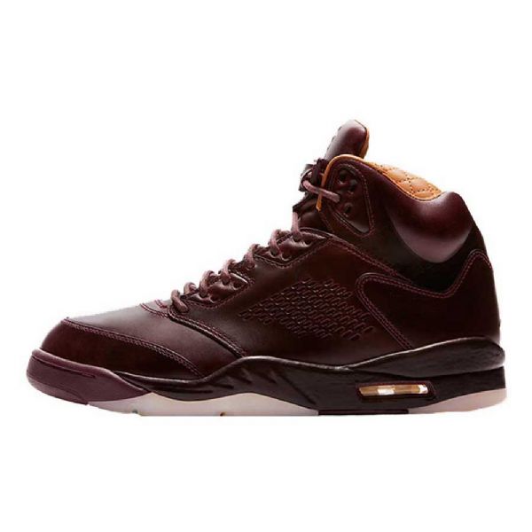 Nike Air Jordan 5 Premium Sko Herre Burgunder