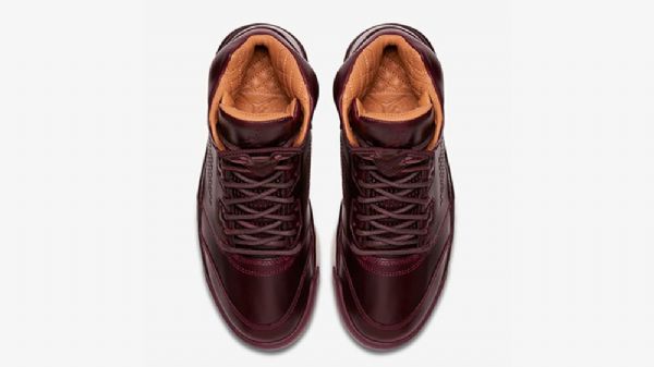 Nike Air Jordan 5 Premium Sko Herre Burgunder