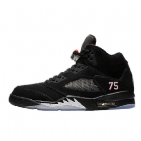 Nike Air Jordan 5 Psg Sko Herre Svarte