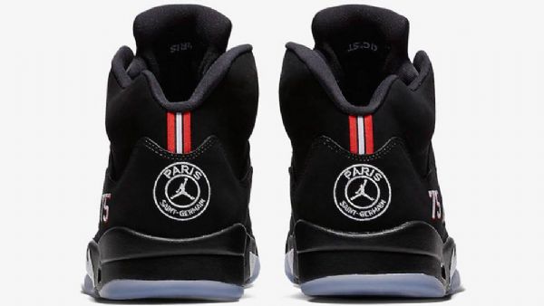 Nike Air Jordan 5 Psg Sko Herre Svarte