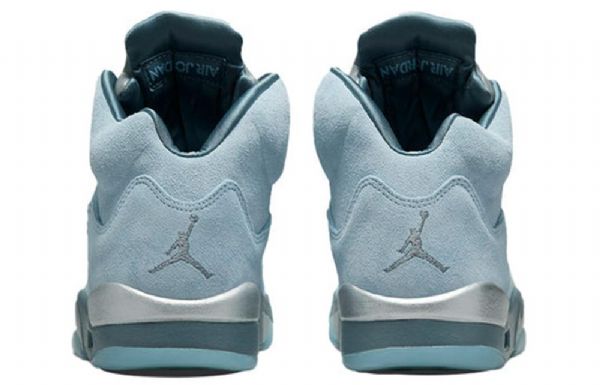 Nike Air Jordan 5 Retro Basketball Shoes Dame Blå