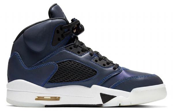Nike Air Jordan 5 Retro Basketball Shoes Dame Grå