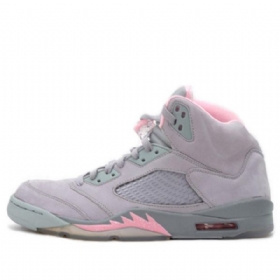 Nike Air Jordan 5 Retro Basketball Shoes Dame Grå
