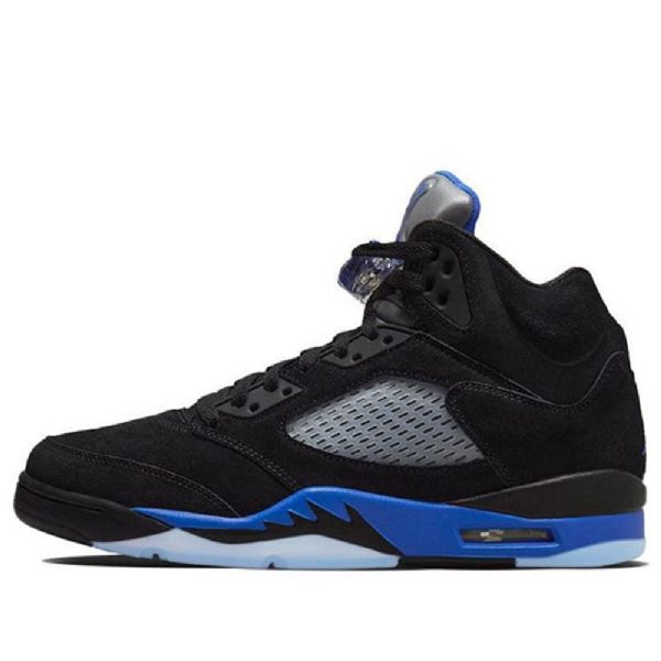 Nike Air Jordan 5 Retro Basketball Shoes Herre Blå