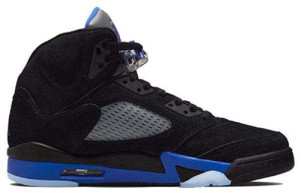 Nike Air Jordan 5 Retro Basketball Shoes Herre Blå
