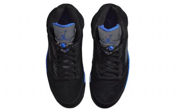 Nike Air Jordan 5 Retro Basketball Shoes Herre Blå