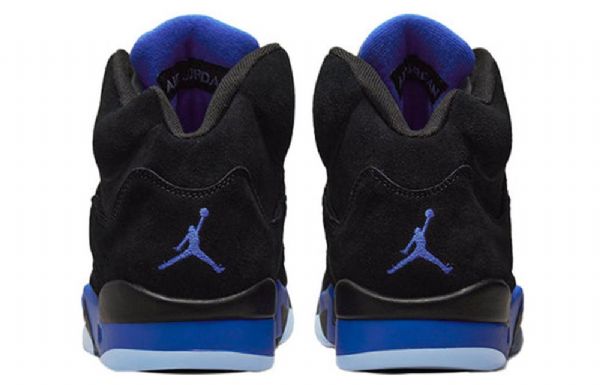 Nike Air Jordan 5 Retro Basketball Shoes Herre Blå