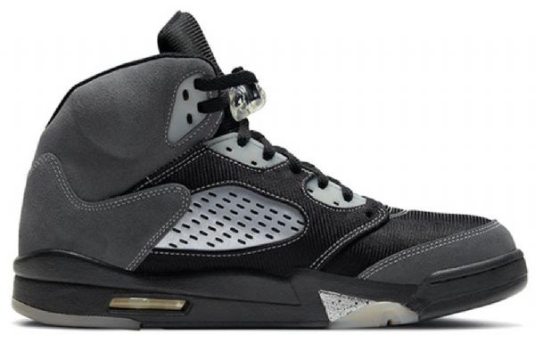 Nike Air Jordan 5 Retro Basketball Shoes Herre Grå