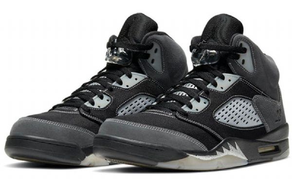 Nike Air Jordan 5 Retro Basketball Shoes Herre Grå
