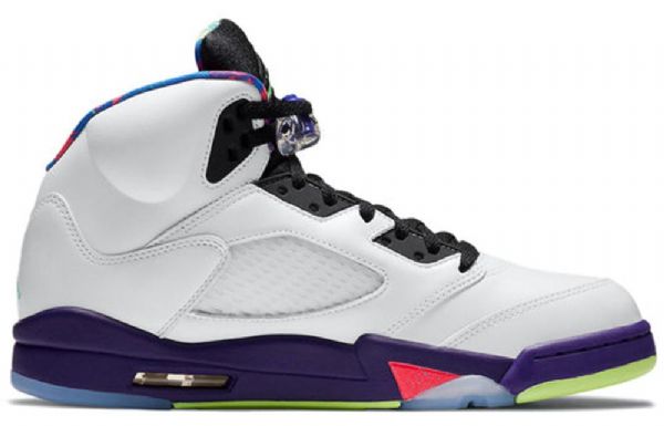 Nike Air Jordan 5 Retro Basketball Shoes Herre Hvite