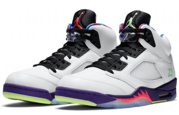 Nike Air Jordan 5 Retro Basketball Shoes Herre Hvite