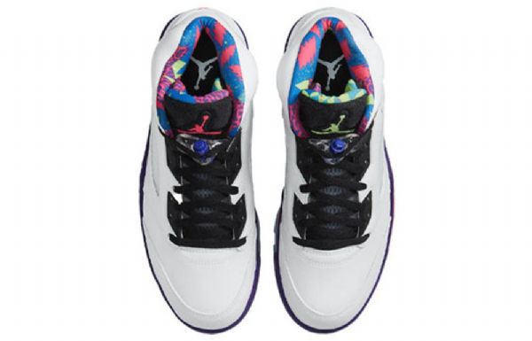 Nike Air Jordan 5 Retro Basketball Shoes Herre Hvite