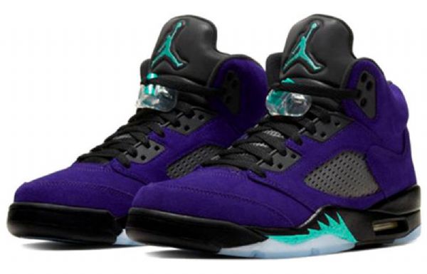Nike Air Jordan 5 Retro Basketball Shoes Herre Lilla
